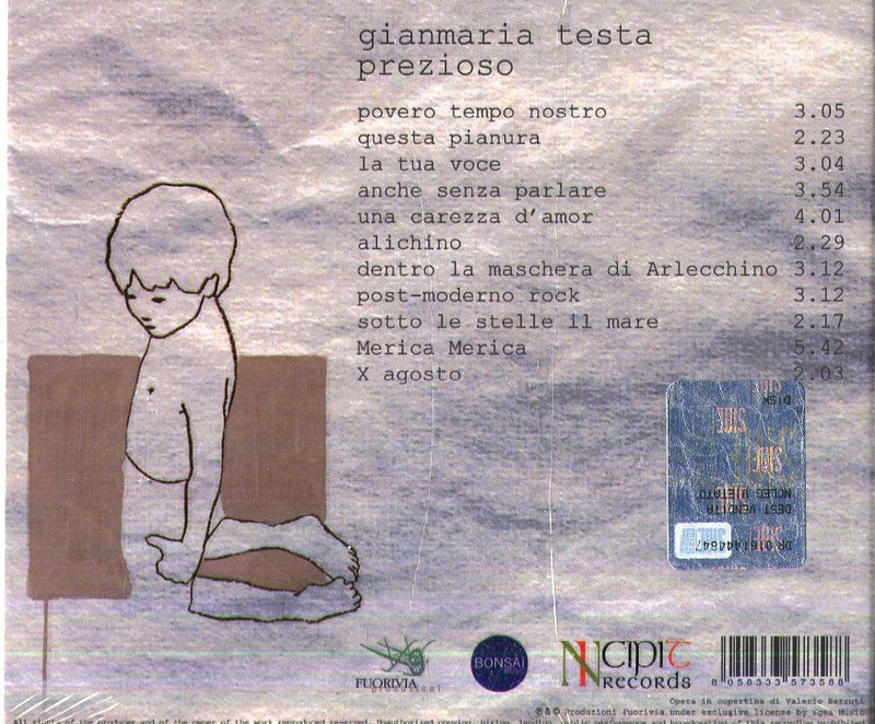 GIANMARIA TESTA  - PREZIOSO