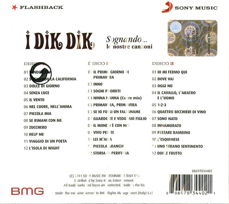 Dik Dik - Sognando...le Nostre Canzoni (3 Cd)