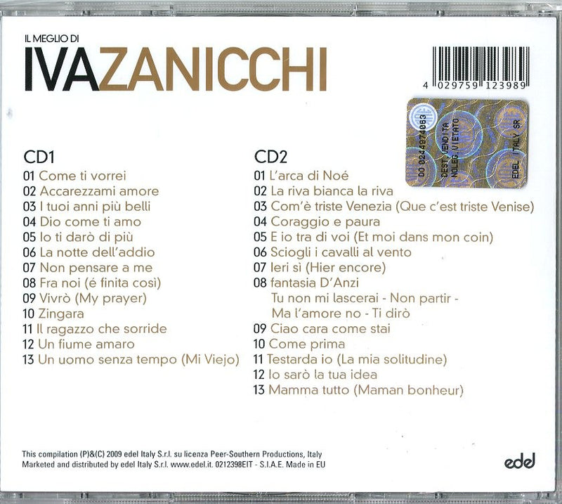 IVA ZANICCHI  - IL MEGLIO DI IVA ZANICCHI