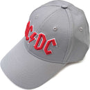 CAPPELLO BASEBALL AC/DC GRIGIO - LOGO ROSSO
