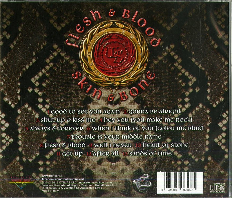 WHITESNAKE - FLESH & BLOOD - CD