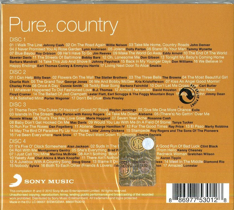Pure... Country (4 Cd)