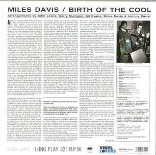 DAVIS MILES - BIRTH OF THE COOL (THE ORIGINAL MONOPHONIC RECORDINGS) [LP]