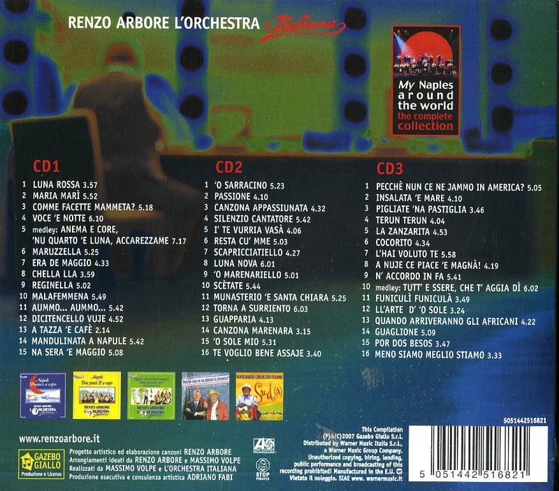 Renzo Arbore - Diciottanni Di...Canzoni Napoletane (3 Cd)