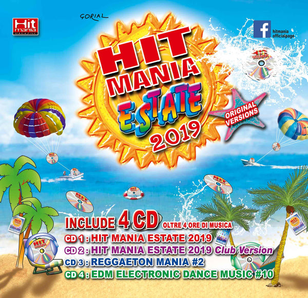 AA.VV. - HIT MANIA ESTATE 2019 - 4 CD+RIVISTA - CD