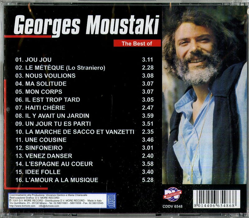 MOUSTAKI GEORGES - THE BEST OF - REMASTERED 2019 - CD