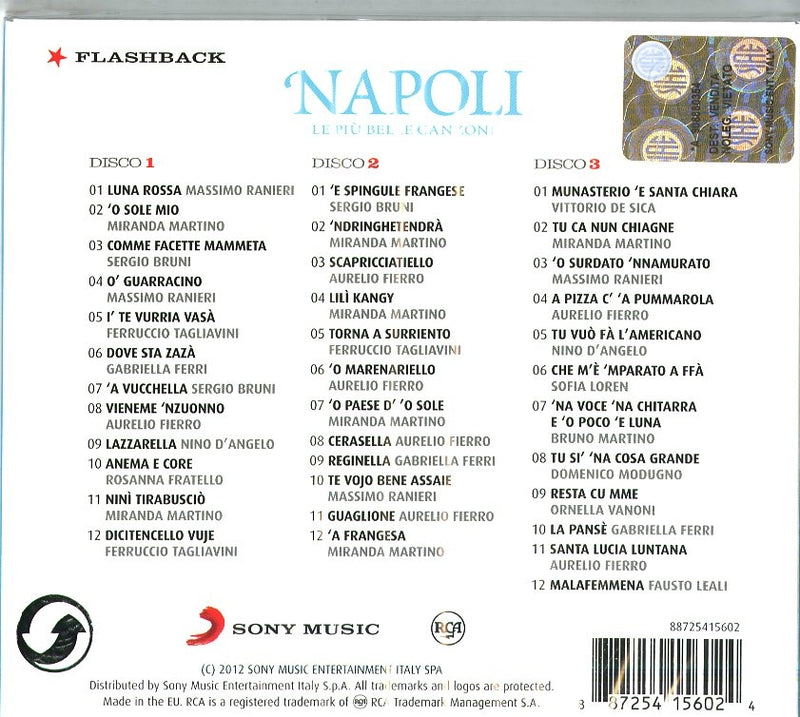 Piu' Belle Canzoni Di Napoli (Le) (3 Cd)