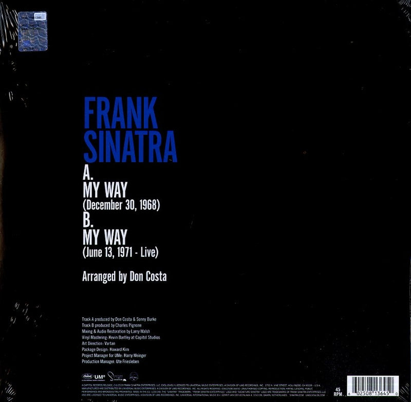 SINATRA FRANK - MY WAY (RSD BF) - EP