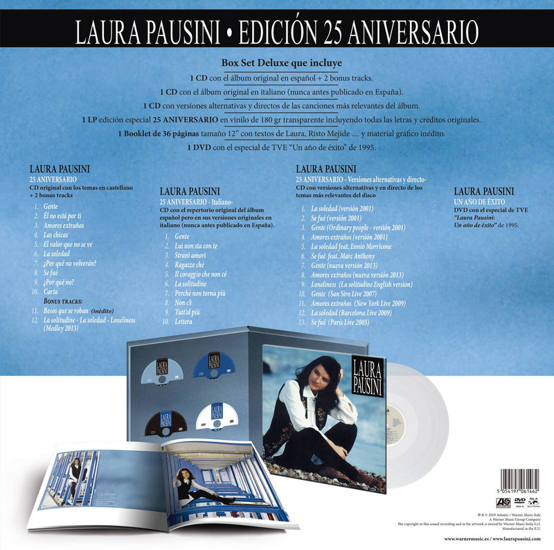 PAUSINI LAURA - 25° ANIVERSARIO DELUXE (3CD+1LP+1DVD) - CD