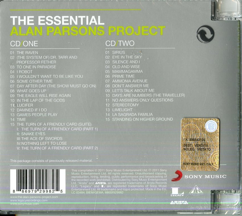 Alan Parsons Project - The Essential (2 Cd)