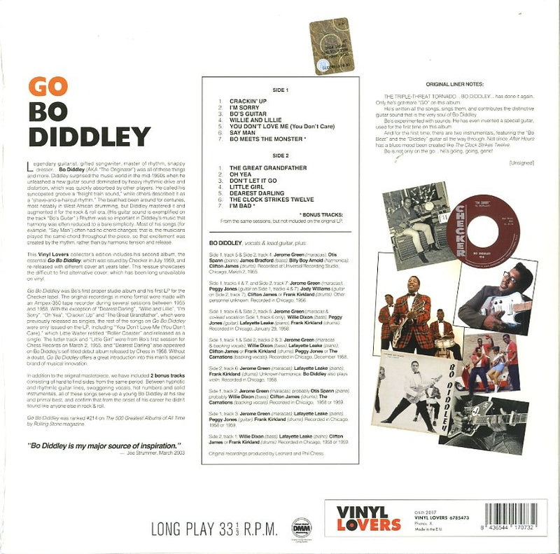 DIDDLEY BO - GO BO DIDDLEY [LP]