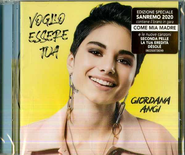 ANGI GIORDANA - VOGLIO ESSERE TUA - SANREMO 2020 - CD