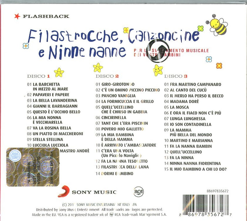 Filastrocche, Canzoncine E Ninne Nanne (3 Cd)