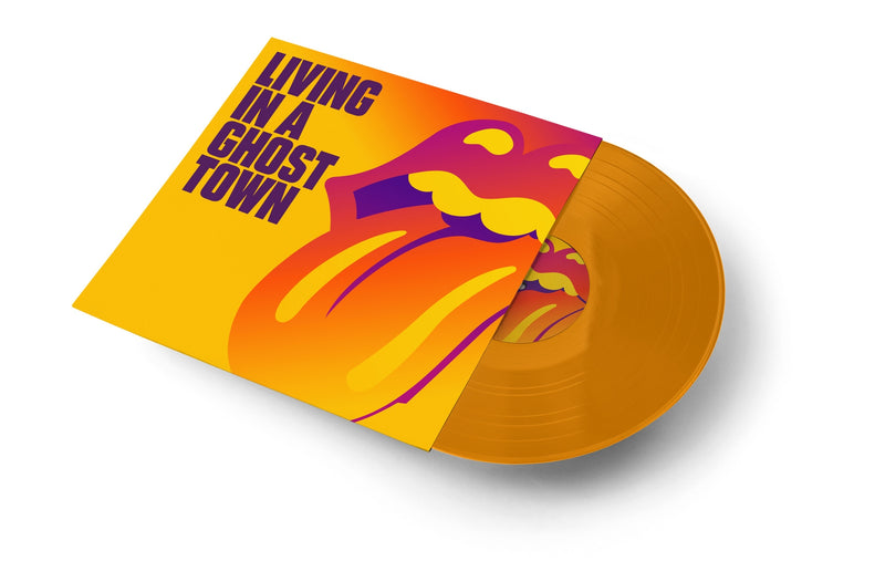 ROLLING STONES THE - LIVING IN A GHOST TOWN - 10'' ORANGE VILYL LTD.ED. - EP