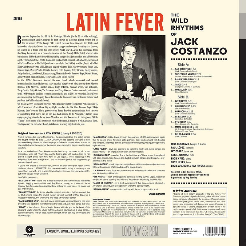 COSTANZO JACK - LATIN FEVER [LTD ED LP]