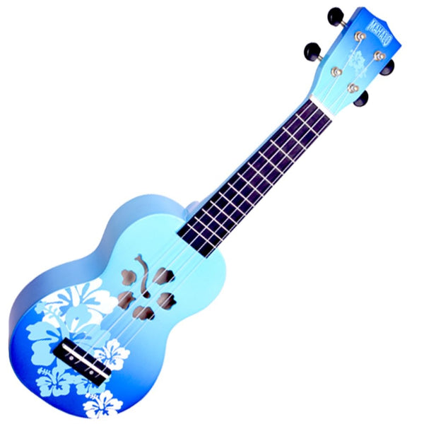 UKULELE SOPRANO MAHALO IBISCUS BLUE BURST