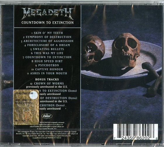 Megadeth - Countdown To Extinction