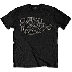 CREEDENCE CLEARWATER REVIVAL- VINTAGE LOGO - T-SHIRT