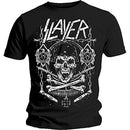 SLAYER- SKULL & BONES REVISEDL - T-SHIRT