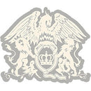 QUEEN- LOGO & CREST (APPLIQUE MOTIFS) FELPA PULLOVER