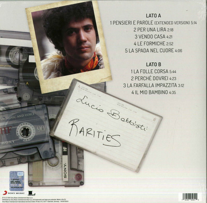 BATTISTI LUCIO - RARITIES - LP 180 GR. - GATEFOLD SLEEVE LTD.ED. - LP