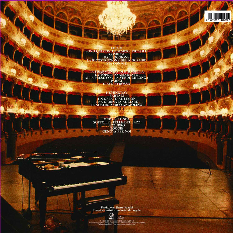 CONTE PAOLO - CONCERTI - 2 LP 180 GR. CRYSTAL CLEAR VINYL /POSTER/1.000 COPIES NUMBERED LTD. - LP