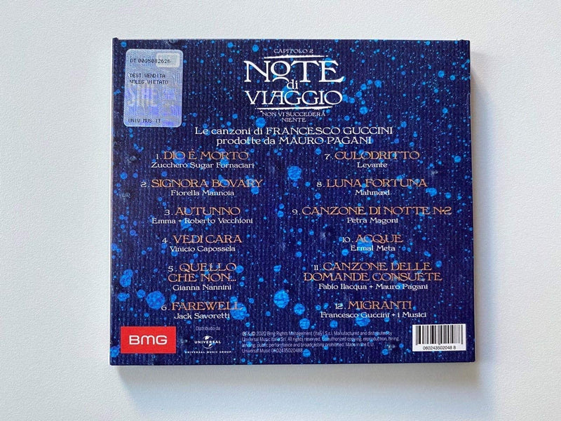 GUCCINI / PAGANI - NOTE DI VIAGGIO-CAPITOLO 2 - CD