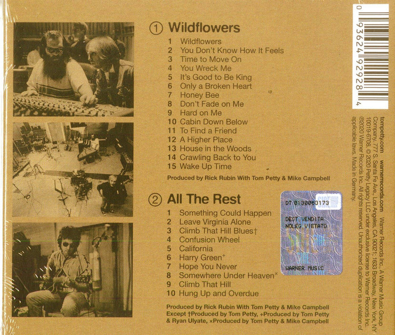 PETTY TOM - WILDFLOWERS & ALL THE REST - CD