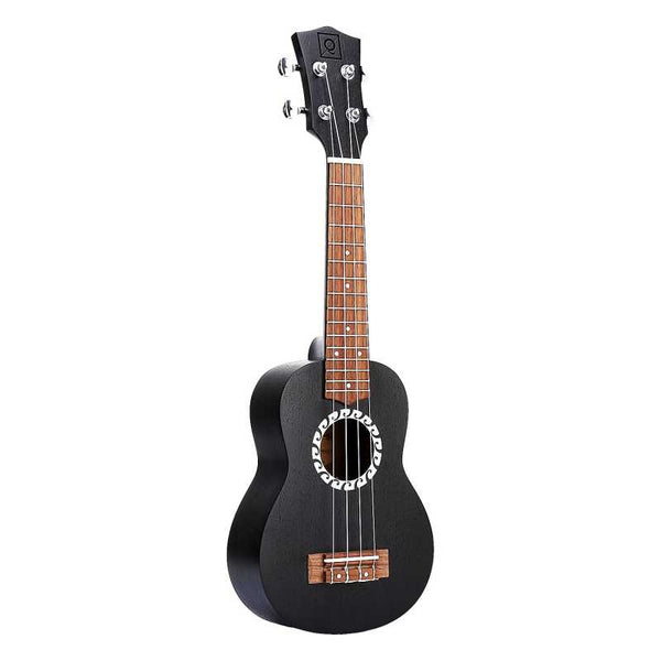 UKULELE SOPRANO OQAN WAILELE NERO CON BORSA