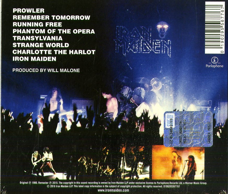 IRON MAIDEN - IRON MAIDEN - REM. DIGIPACK ED.