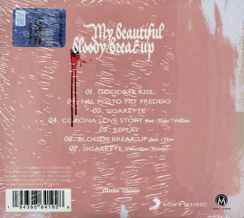 MONDO MARCIO - MY BEAUTIFUL BLOODY BREAK UP - CD