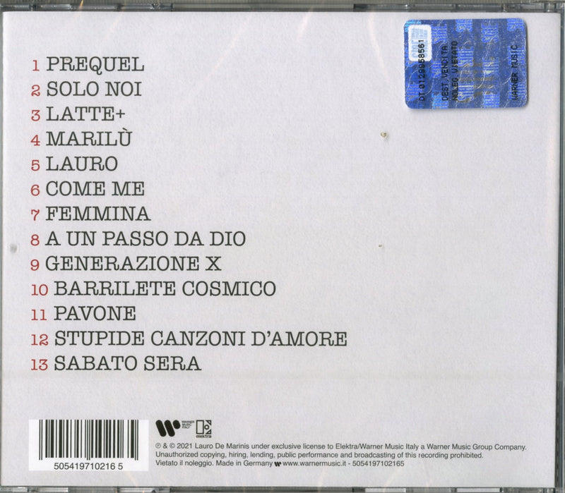 ACHILLE LAURO - LAURO - CD