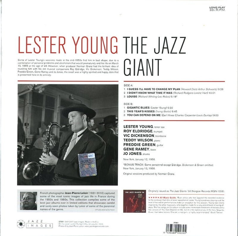 YOUNG LESTER - THE JAZZ GIANT [LP GATEFOLD]