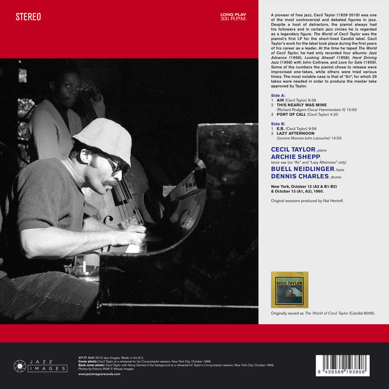 TAYLOR CECIL - THE WORLD OF CECIL TAYLOR [GATEFOLD LP] - LP