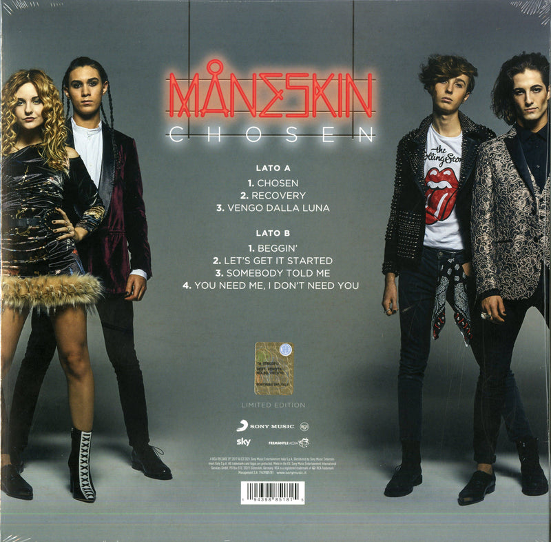 MANESKIN - CHOSEN VINILE COLORATO BLU TRASPARENTE LTD.ED. - LP