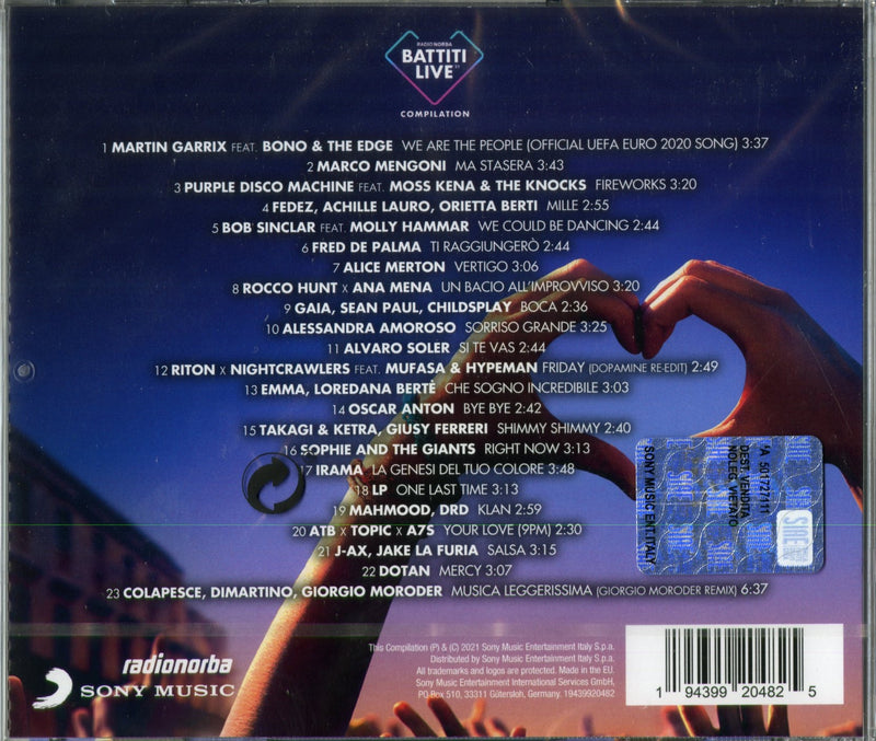AA.VV. - RADIO NORBA - BATTITI LIVE '21 COMPILATION - CD