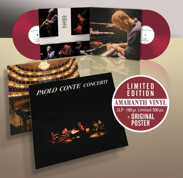 CONTE PAOLO - CONCERTI (AMARANTH EDITION + POSTER) 2LP 180 GR. LTD. ED. - LP