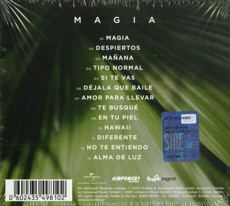 SOLER ALVARO - MAGIA - CD