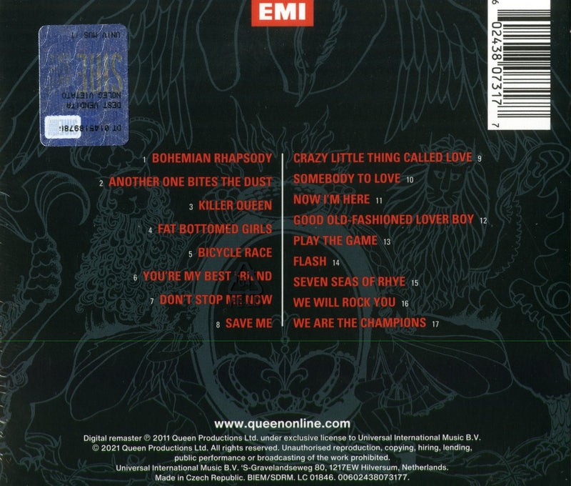 QUEEN - GREATEST HITS - REM. ED. - CD