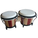 COPPIA BONGOS 6,5"-7,5" COLORE DARK WOOD SATIN