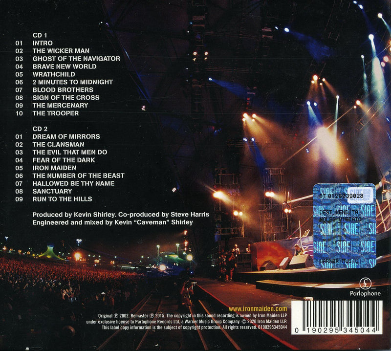 IRON MAIDEN - LIVE AFTER DEATH - CD