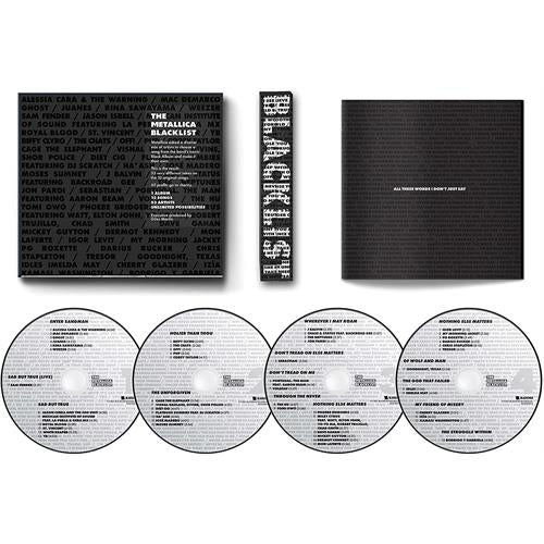 METALLICA - AA.VV. - THE METALLICA BLACKLIST - 4 CD BOXSET - CD