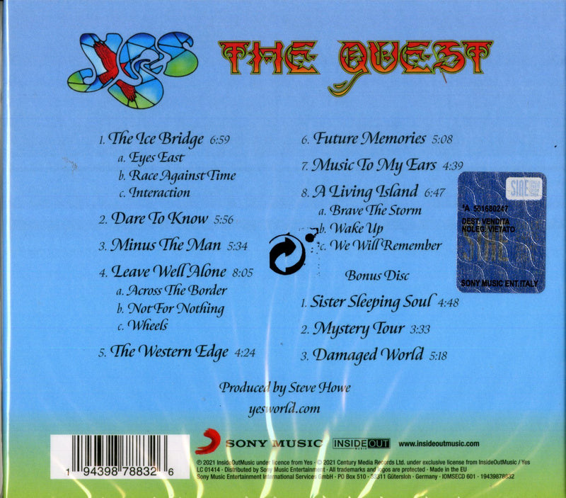 YES - THE QUEST - CD