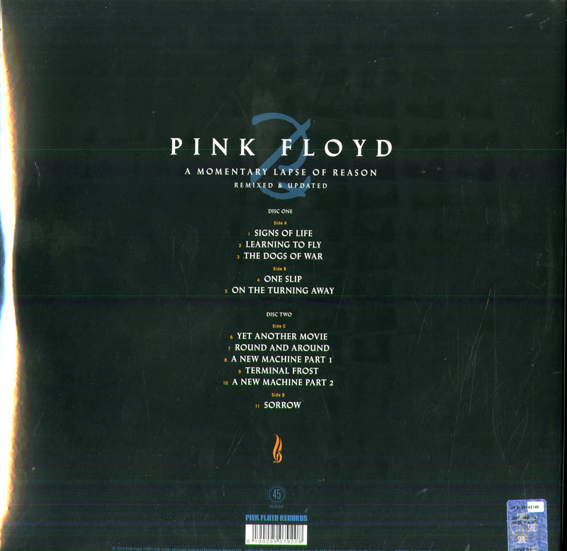 PINK FLOYD - A MOMENTARY LAPSE OF REASON (REMIXED & UPDATED) - LP