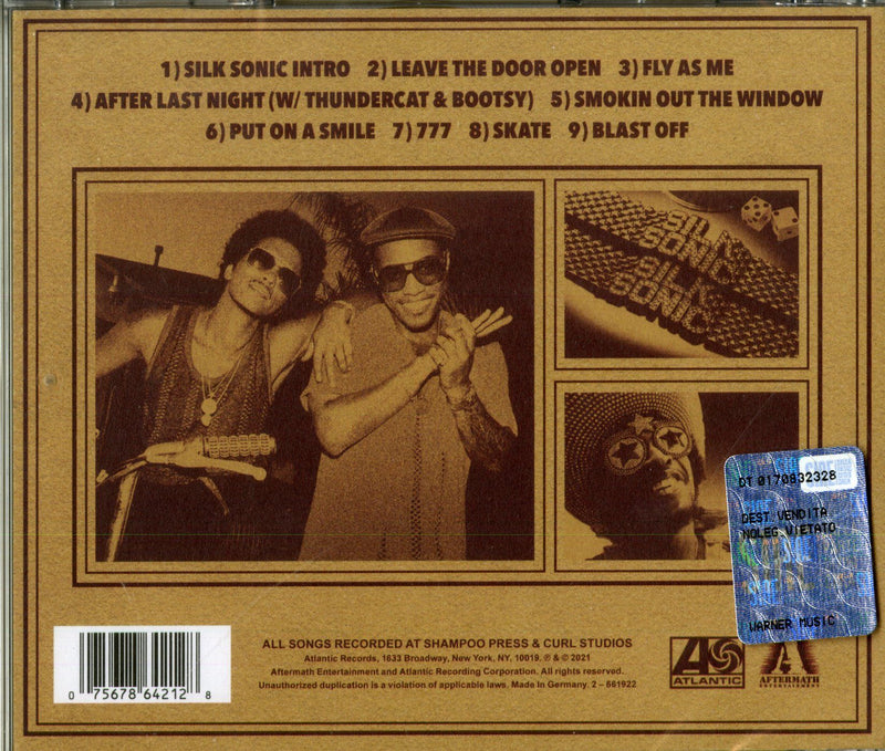 BRUNO MARS / PAAK ANDERSON - AN EVENING WITH SILK SONIC - CD