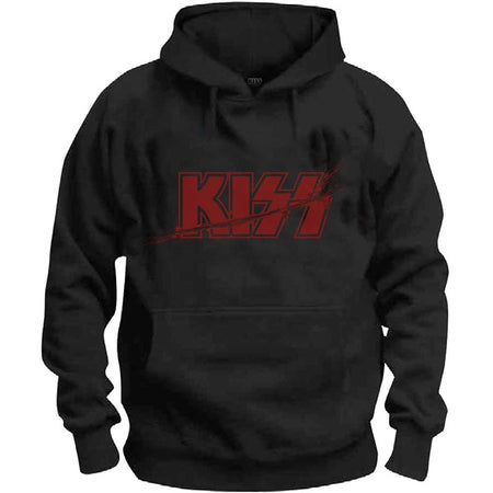 KISS - SLASHED LOGO FELPA PULLOVER