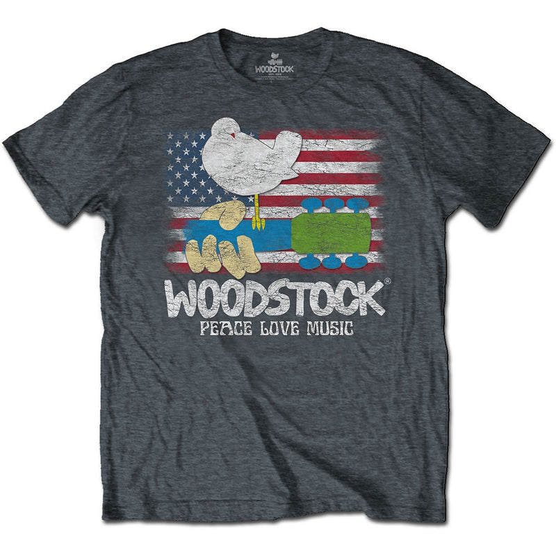 WOODSTOCK - WOODSTOCK FLAG - T-SHIRT