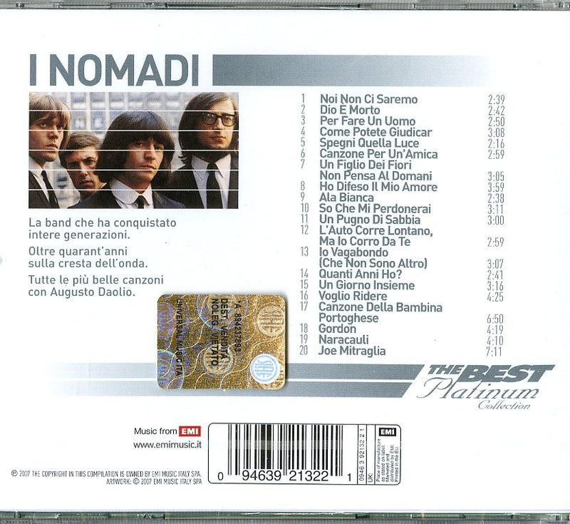 Nomadi (I) - I Nomadi: The Best Of Platinum