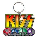 KISS - LOGO & ICONS, PORTACHIAVI STANDARD IN METALLO