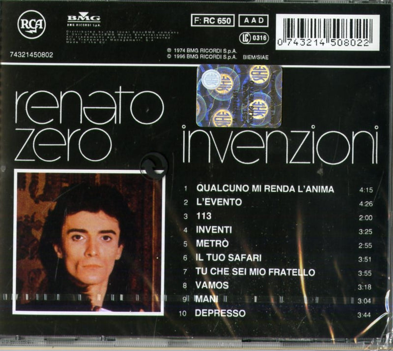 Renato Zero - Invenzioni